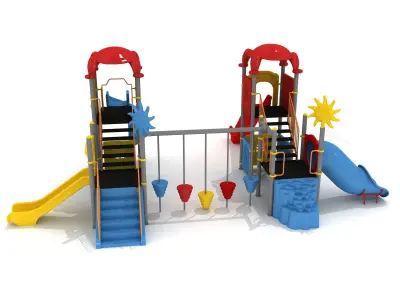 Exterior Metal Playpen 051 3D model