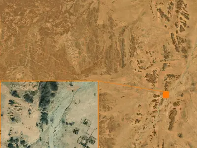 Mecca and the Red Sea coast of Saudi Arabia - tile n20 e42 3D model