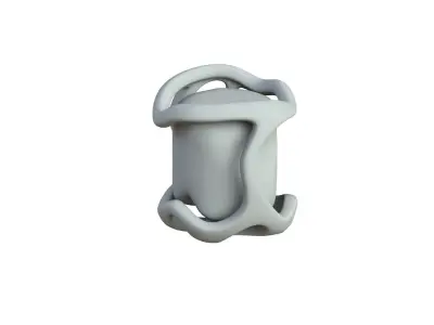 SciFi Shape Object Low Poly 120 Low-poly 3D model