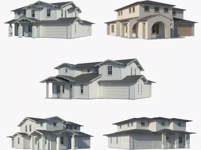 Family House Collection 2 3D model