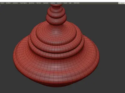 Washington Pendant Light Low-poly 3D model