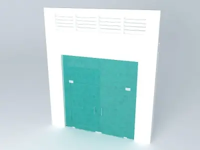 Main door for flat 3D model