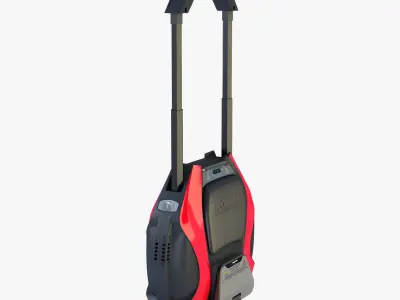 Inmotion V3 Pro red 3D model