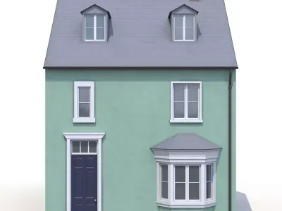 House Low-poly 3D model 25