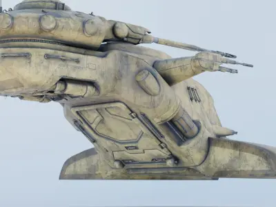 Star Wars AAT Low-poly 3D model