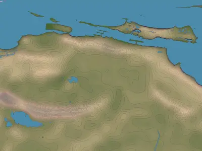 Nassau Low-poly 3D model