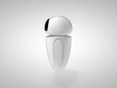 Eve Robot - Wall-E Low-poly 3D model