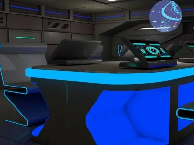 ScI Fi Interior  3D model