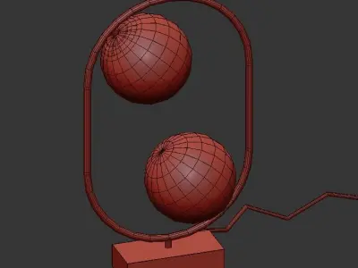 CORDA Balance brass 3D model
