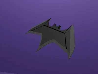 Batarang Dawn Of Justice Low-poly 3D model