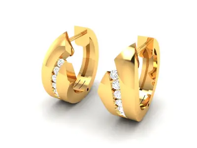 Earring 3Ddm stl obj fbx Render Details 3D print model get