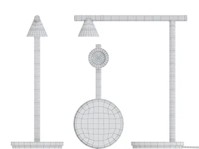 Desk lamp - Ago Probe Jr 3D model