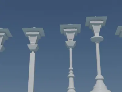 Lamp Post 3D print model