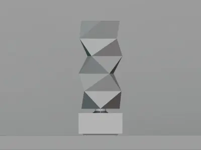 Origami light Free 3D model