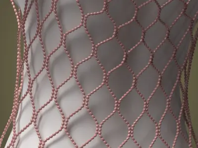 Vintage Pearl Top 3D model