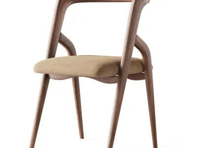 Progetto dining chair 3D model