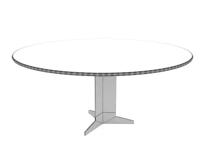 Dining Table 3D model 20