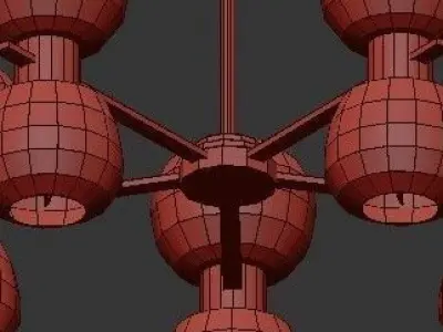 Pearson Chandelier 3D model