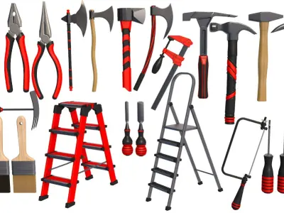 Tools New - Hand Tools-GARAGE TOOLS 3D model
