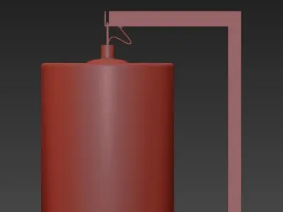 Parrish Floor Lamp Arteriors 3D model