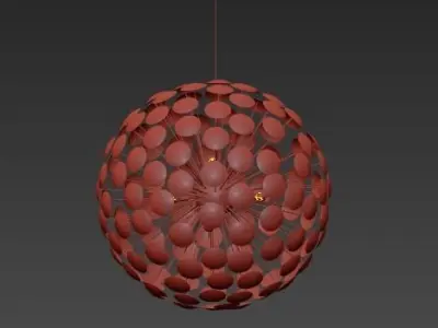 Bilbao Purple Lighting 3D model