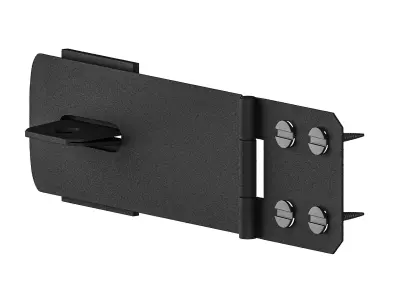  Wrought Iron Hasp 3D model