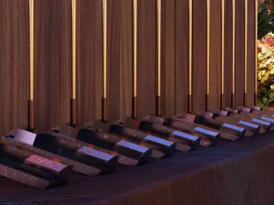 Mini golf tropical 3D model