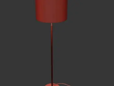 floor lamp Low-poly 3D model