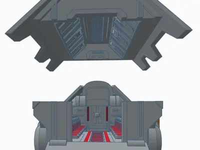 Old Transport Walker Manka 3D print model