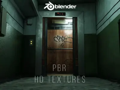 Old Elevator 3D model