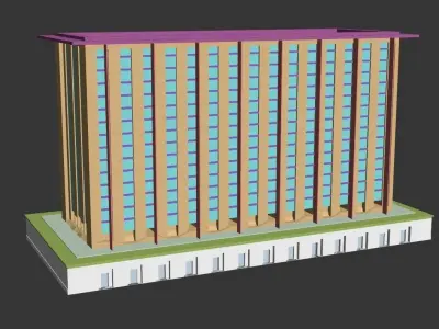 BUILDING tall 3D print model