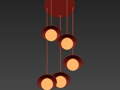 Loft Cone Pendant 5 3D model