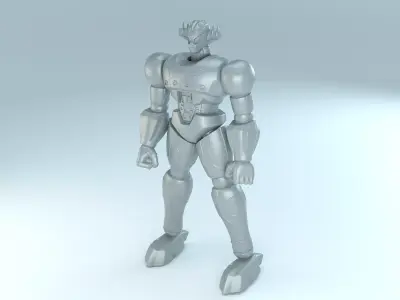 Steel God Jeeg - Shin Jeeg robot acciaio  3D model