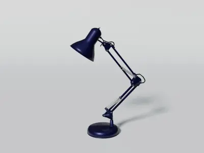 Vintage desk lamp 3D model purchase