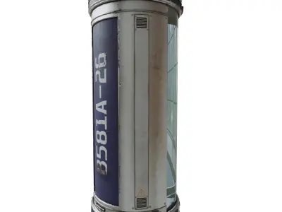SciFi Capsule Low-poly 3D model