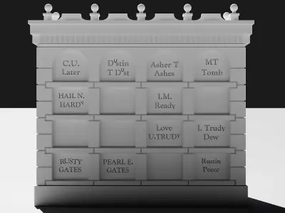 Haunted Mansion Exit Crypt 1 - Magic Kingdom 3D print model