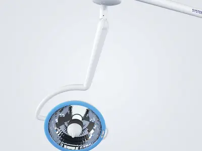 Surgical Light Two Halide 3D model