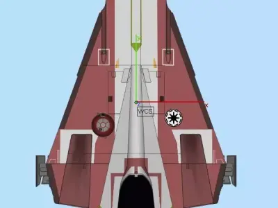 Delta-7 Star Wars  3D print model