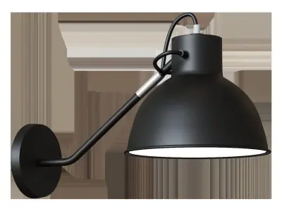 Wall lamp Odalis black 3D model
