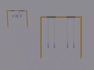 Playground Hangers 3D model