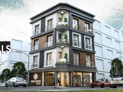 High Detailed Apartment Project V-Ray Ready 3D model