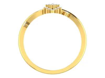 Women Ring Render 3dm STL OBJ FBX Details 3D print model