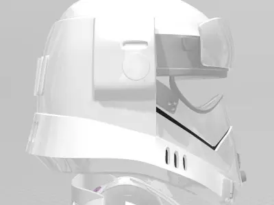 Star Wars First Order Mountain Trooper with Helmet 3D print model