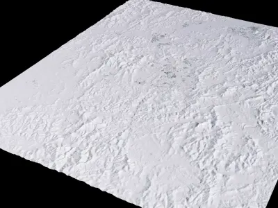 Daejeon South Korea City Landscape 3D Model 3D model