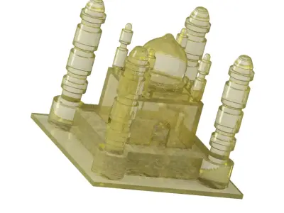 Transparent Cartoon Palace 3D model