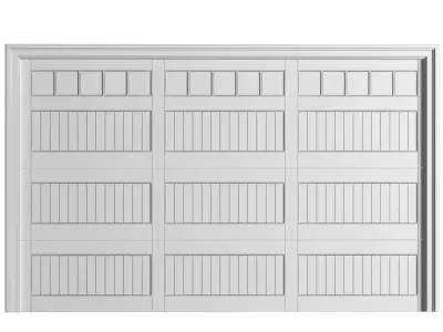 Automatic Classic Modern Garage Doors 3D model