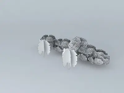 Street trees Minas Gerais Free 3D model