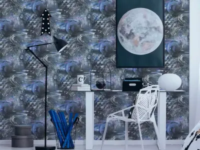 Cosmic Sci Fi Abstract Wallpaper Texture