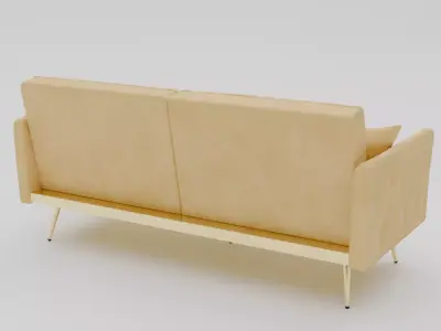 Modern Sofa Low-poly 3D model