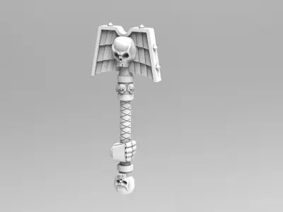 Space Priest Rods of Office - Standard and Next Gen Hands 3D print model